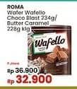 Promo Harga Roma Wafello Choco Blast, Butter Caramel 228 gr - Indomaret