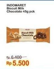 Promo Harga INDOMARET Biscuit Milk Chocolate 45 gr - Indomaret