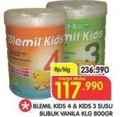 Promo Harga BLEMIL Kids 4 / Kids 3 Vanila 800 gr - Superindo