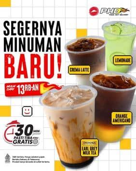 Promo Harga Segernya Minuman Baru  - Pizza Hut