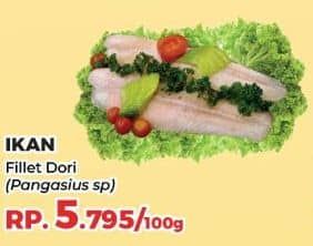 Promo Harga Fillet Ikan Dori per 100 gr - Yogya