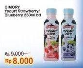 Promo Harga CIMORY Yogurt Drink Strawberry, Blueberry 250 ml - Indomaret