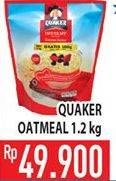 Promo Harga Quaker Oatmeal Original 1200 gr - Hypermart