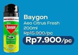 Promo Harga BAYGON Insektisida Spray Citrus Fresh 200 ml - Alfamart