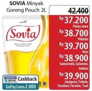 Promo Harga Sovia Minyak Goreng 2000 ml - Alfamidi