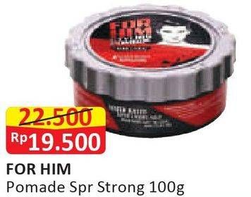Promo Harga MIRANDA For Him Pomade Super Strong 100 gr - Alfamart
