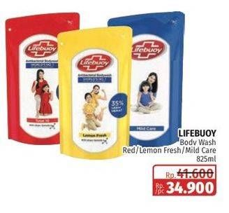 Promo Harga Lifebuoy Body Wash Total 10, Lemon Fresh, Mild Care 850 ml - Lotte Grosir