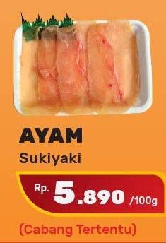 Promo Harga Ayam Sukiyaki per 100 gr - Yogya