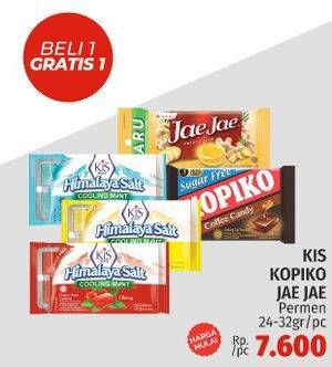 Promo Harga KIS Himalaya Salt/Kopiko Coffee Candy Blister/Jaejae Permen Jahe   - LotteMart