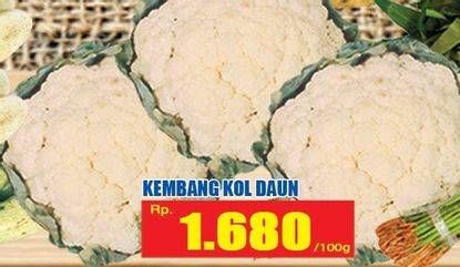 Promo Harga Kembang Kol Daun per 100 gr - Hari Hari