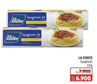 Promo Harga LA FONTE Spaghetti All Variants 225 gr - Lotte Grosir