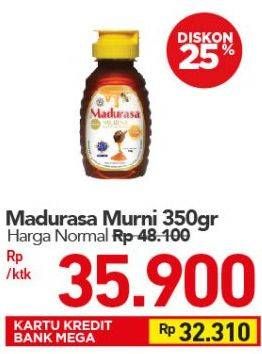 Promo Harga MADURASA Madu Murni 350 gr - Carrefour