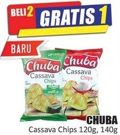 Promo Harga CHUBA Cassava Chips 140 gr - Hari Hari