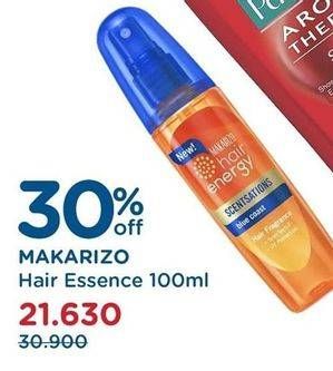 Promo Harga MAKARIZO Hair Energy Scentsations 100 ml - Watsons