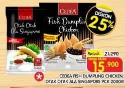 Harga Cedea Dumpling/Cedea Otak Otak Singapura