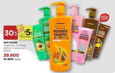Promo Harga WATSONS Treatment Shampoo/Conditioner  - Watsons