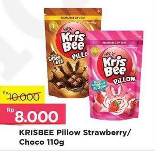 Promo Harga KRISBEE Pillow Strawberry, Chocolava 110 gr - Alfamart