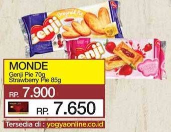 Promo Harga MONDE Genji Pie Original, Strawberry 85 gr - Yogya