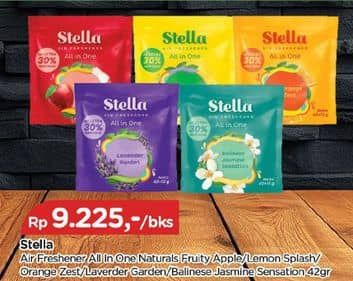 Promo Harga Stella All In One Apple, Lemon, Orange, Lavender Garden 42 gr - TIP TOP