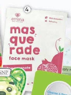 Promo Harga EMINA Masquerade Face Mask Pomegranate 23 gr - Guardian