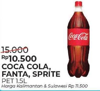 Promo Harga COCA COLA Minuman Soda 1500 ml - Alfamart