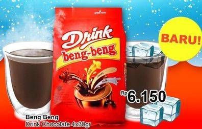 Promo Harga Beng-beng Drink Chocolate per 4 sachet 30 gr - TIP TOP