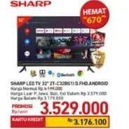 Promo Harga SHARP 2T-C32BG1 | LED TV 32 inch  - Carrefour