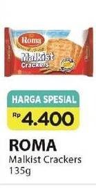 Promo Harga ROMA Malkist Crackers 135 gr - Alfamart