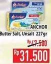 Promo Harga ANCHOR Butter Salted, Unsalted 227 gr - Hypermart