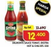 Promo Harga DEL MONTE Saus Tomat, Ekstra Hot & Chilli  - Superindo