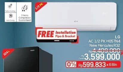 Promo Harga LG H05TN4 1/2 PK AC  - LotteMart