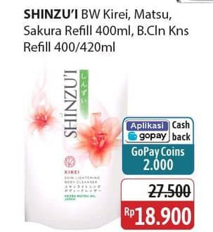 Promo Harga Shinzui Body Cleanser Kirei, Matsu, Sakura, Kensho 420 ml - Alfamidi