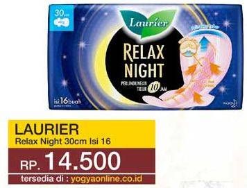 Promo Harga Laurier Relax Night 30cm 16 pcs - Yogya