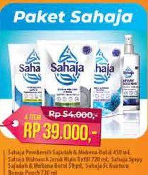 Promo Harga SAHAJA Pembersih Higienis Sajadah & Mukena/Pencuci Piring  - Hypermart