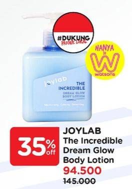 Promo Harga Joylab The Incredible Body Lotion Dream Glow 220 ml - Watsons
