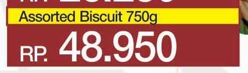 Promo Harga ASIA HATARI Assorted Biscuits 750 gr - Yogya
