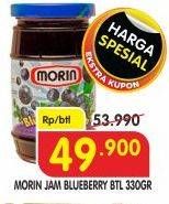 Promo Harga Morin Jam Blueberry 330 gr - Superindo