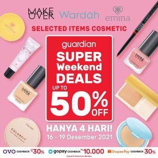 Promo Harga MAKE OVER, WARDAH, EMINA Selected Items Cosmetic  - Guardian