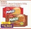 Promo Harga Roma Malkist Cream Crackers, Abon 105 gr - Alfamart