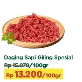 Promo Harga Daging Giling Sapi per 100 gr - TIP TOP