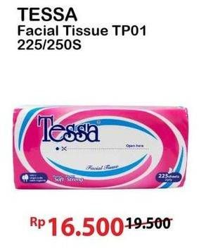 Promo Harga TESSA Facial Tissue TP01 250 pcs - Alfamart