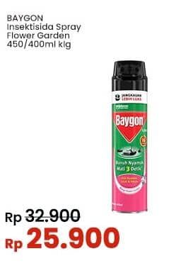 Promo Harga Baygon Insektisida Spray Flower Garden 450 ml - Indomaret