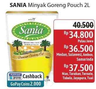 Promo Harga Sania Minyak Goreng 2000 ml - Alfamidi