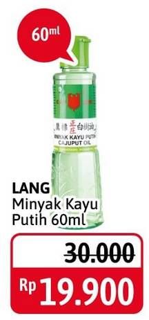 Promo Harga CAP LANG Minyak Kayu Putih 60 ml - Alfamidi