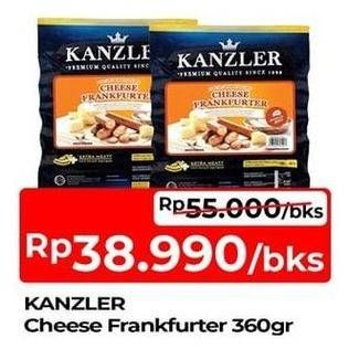 Promo Harga Kanzler Frankfurter Cheese 360 gr - TIP TOP