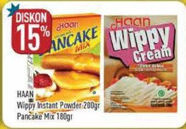 Promo Harga HAAN Wippy Cream/Pancake Mix  - Hypermart