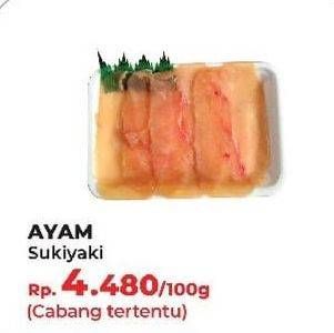 Promo Harga Ayam Sukiyaki per 100 gr - Yogya