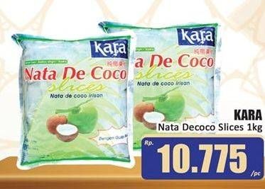 Promo Harga KARA Nata De Coco Cocopandan Slice 1000 gr - Hari Hari