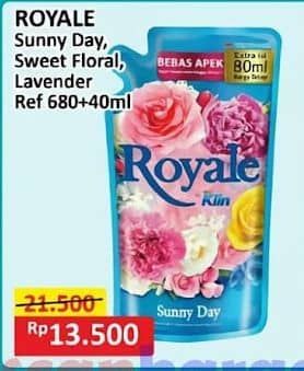 Promo Harga So Klin Royale Parfum Collection Sunny Day, Sweet Floral, Lavender Vanilla 720 ml - Alfamart