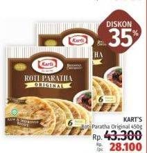 Promo Harga KARTS Roti Paratha Original 450 gr - LotteMart